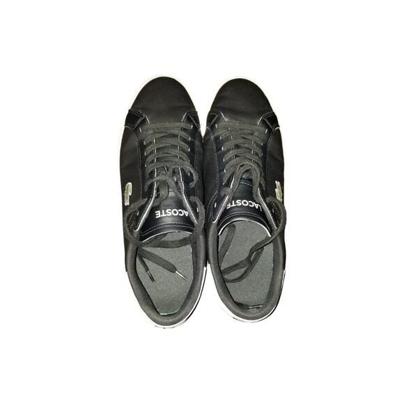 Lacoste Men's  BL 21 Synthetic Leather Shoes 7-40SMA0060312 - Black/White - Picture 3 of 11